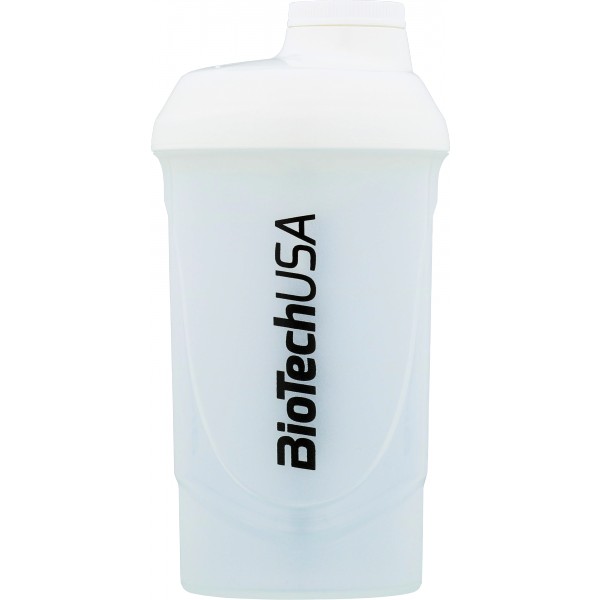 Šejkr BioTech bílý - 600 ml